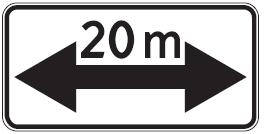 811 Galiojimo zona į abi puses