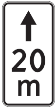 806 Galiojimo zona į priekį